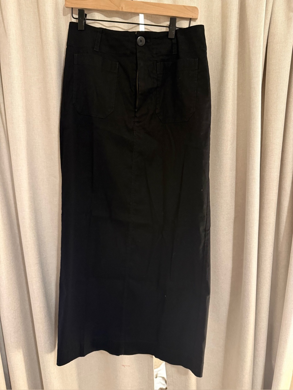 Anthropologie Maeve Colette Maxi Skirt Black M